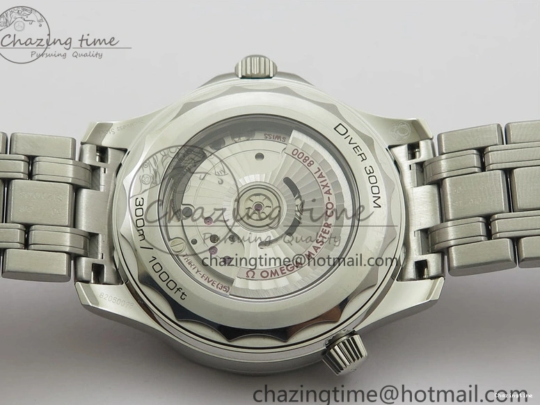 0324 Seamaster Diver 300M ORF 1:1 Best Edition Blue Ceramic Gray Dial on SS Bracelet A HighQuality 7867